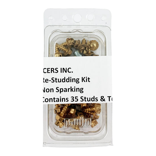 ICER'S ™ Brass Re-Studding Kit (with tool)