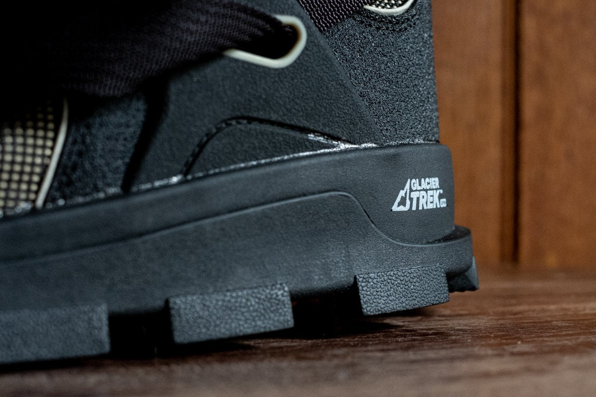 NEOS Voyager with Heel Overshoe Plus Glacier Trek Traction Cleats