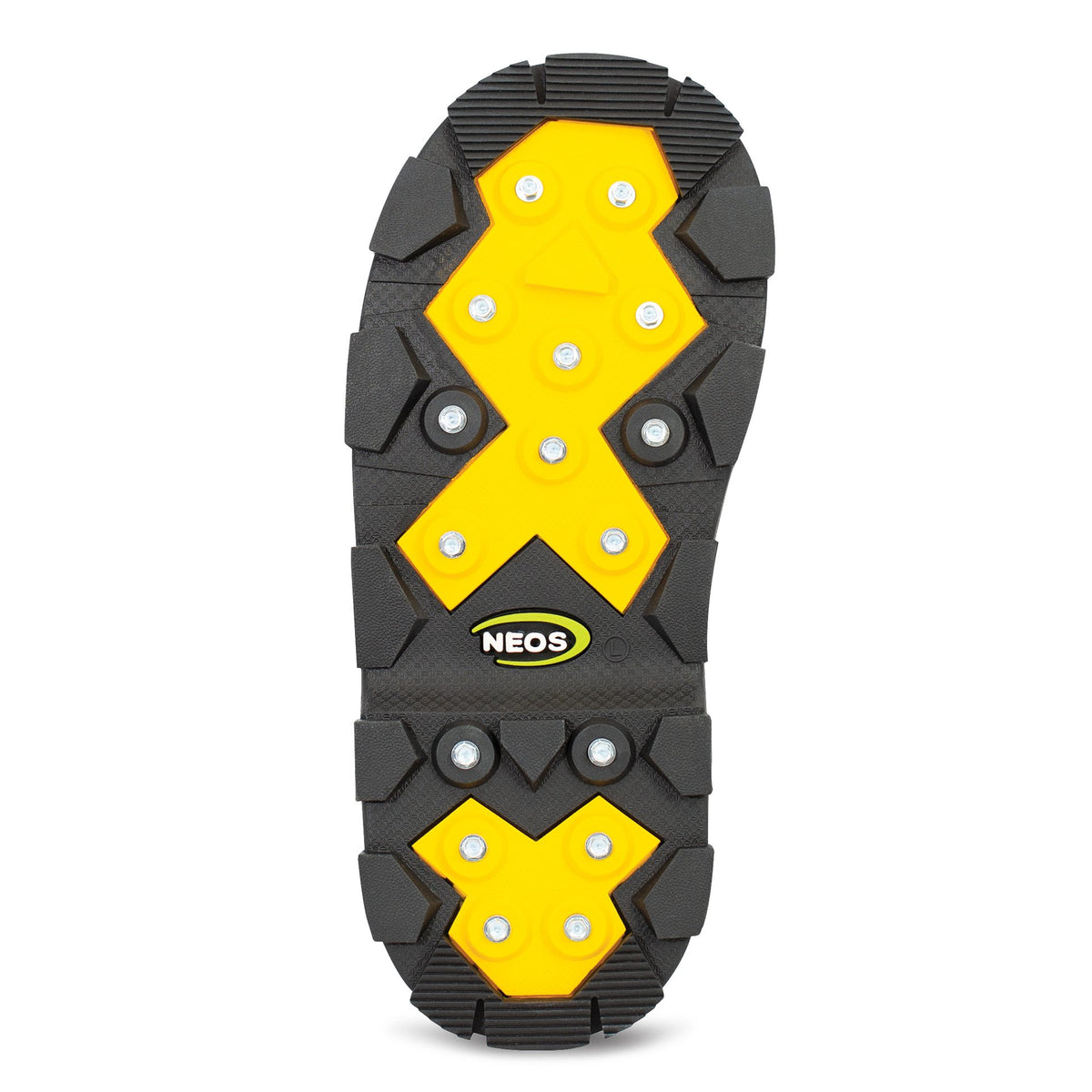 NEOS Voyager with Heel Overshoe Plus Glacier Trek Traction Cleats