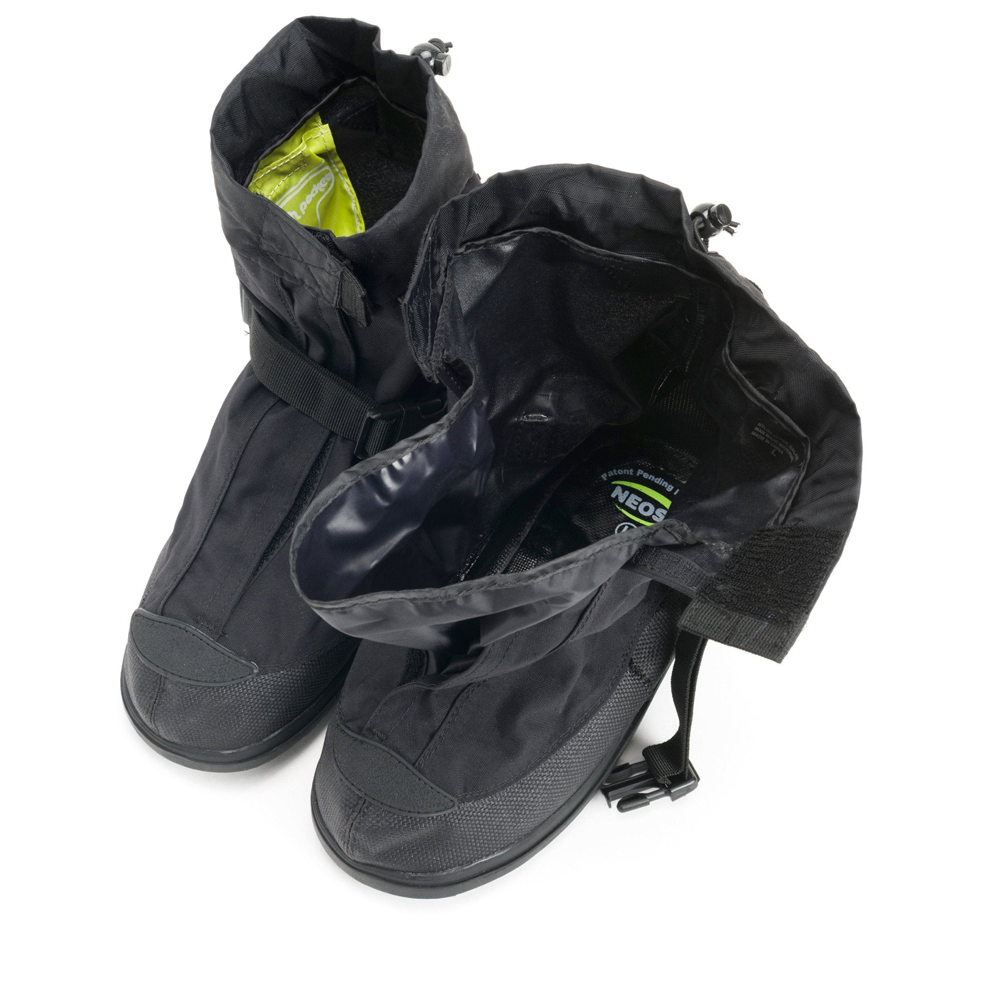 NEOS Voyager with Heel Overshoe Plus Glacier Trek Traction Cleats